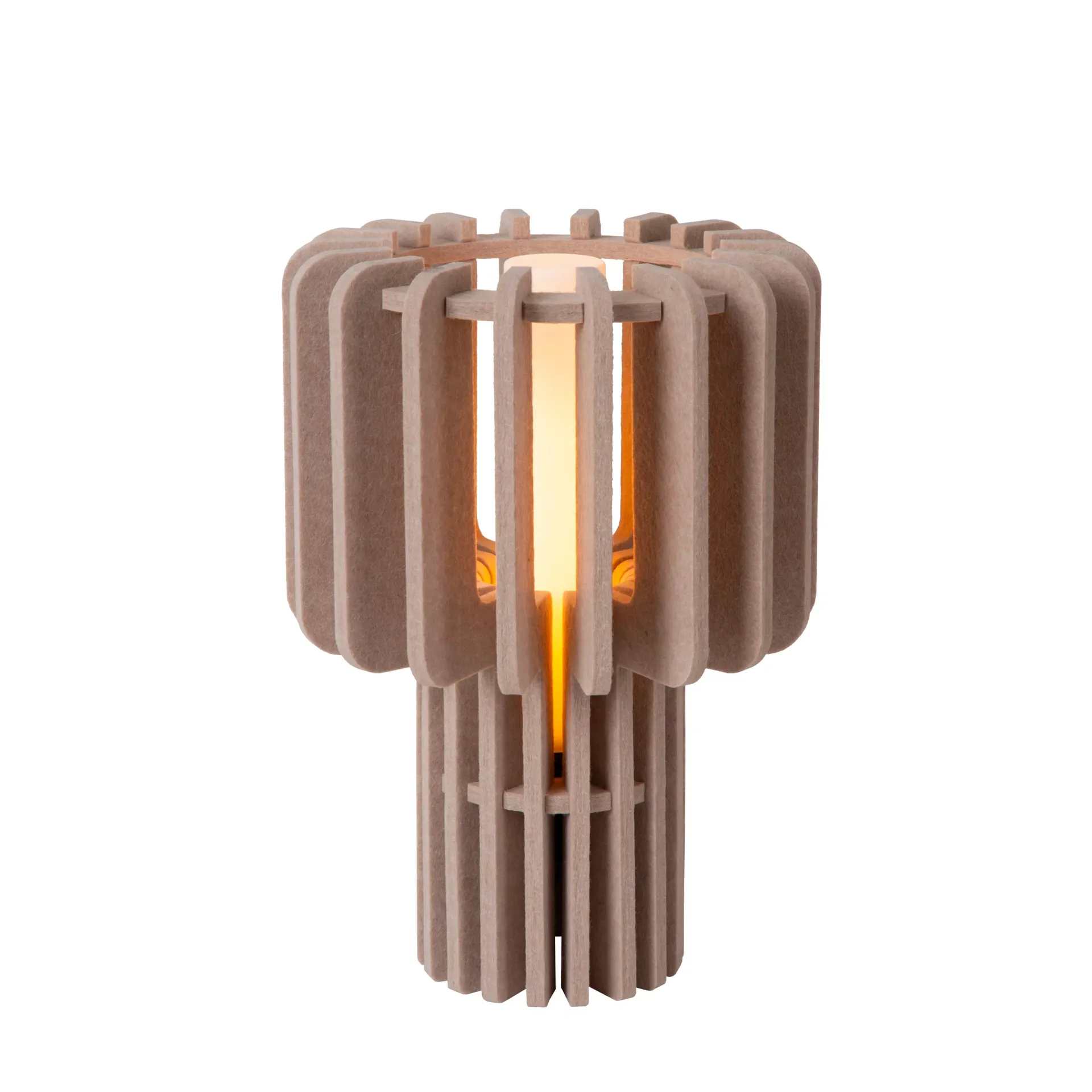 ROLLO lampa stołowa z filcu beżowa taupe 1xE27 LUCIDE 45591/01/41