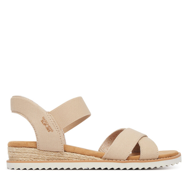 Sandały Skechers BOBS Desert Kiss - Golden Lily 114418/NAT Beżowy