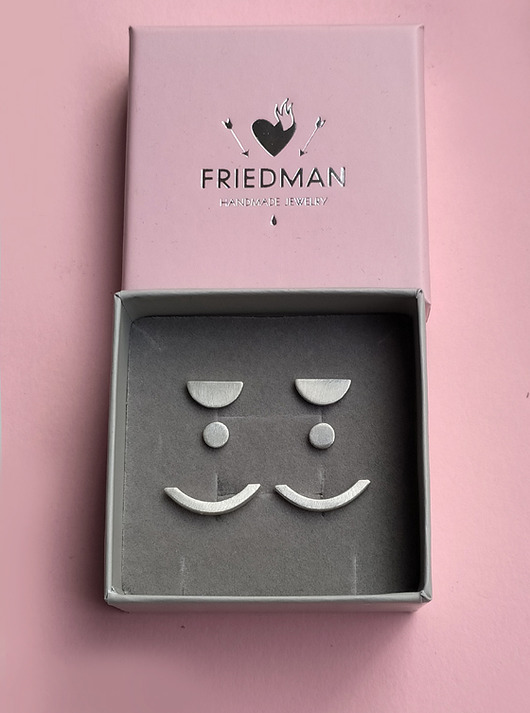 Zestaw kolczyków, srebro 925