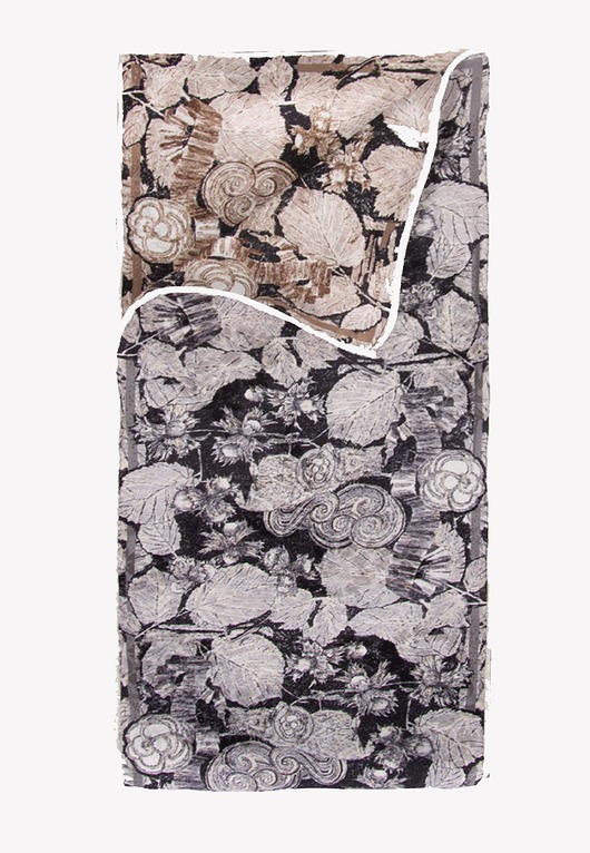 Elegancki szal jedwabny modny dwustronny żakardowy z podwójnego jedwabiu 16x