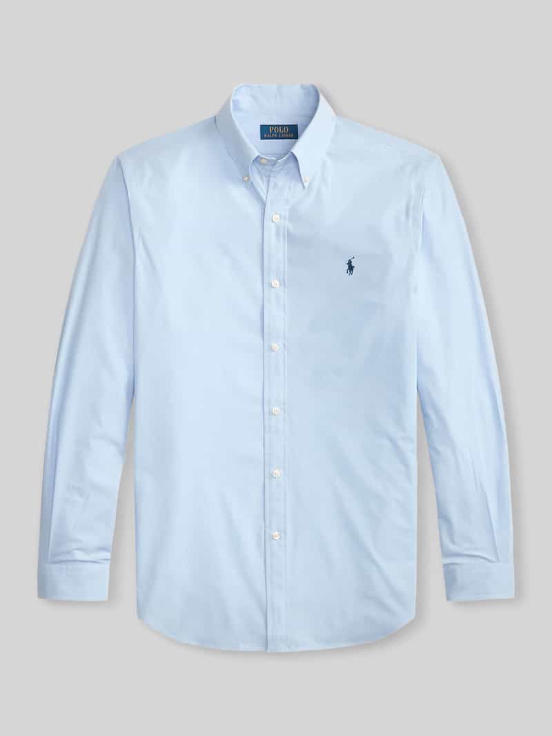 Koszula casualowa o kroju slim fit z mieszanki bawełny