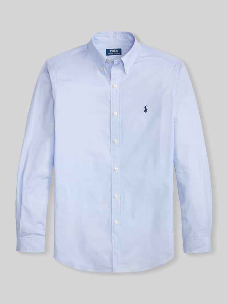 Koszula casualowa o kroju slim fit z czystej bawełny