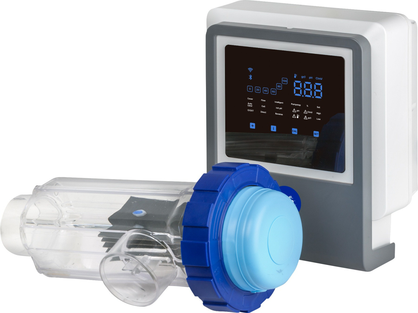 GRE Generator Chloru i Ph do basenów ogrodowych do 100.000 l