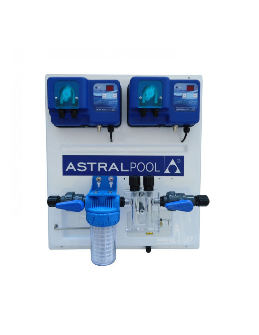 ASTRAL POOL Kompletna stacja kontrolno-pomiarowa pH i Redox MICRO PH/RX 0,3 l/h