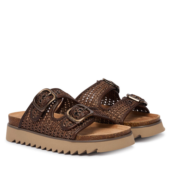 Klapki Tamaris 1-27516-46 Brązowy