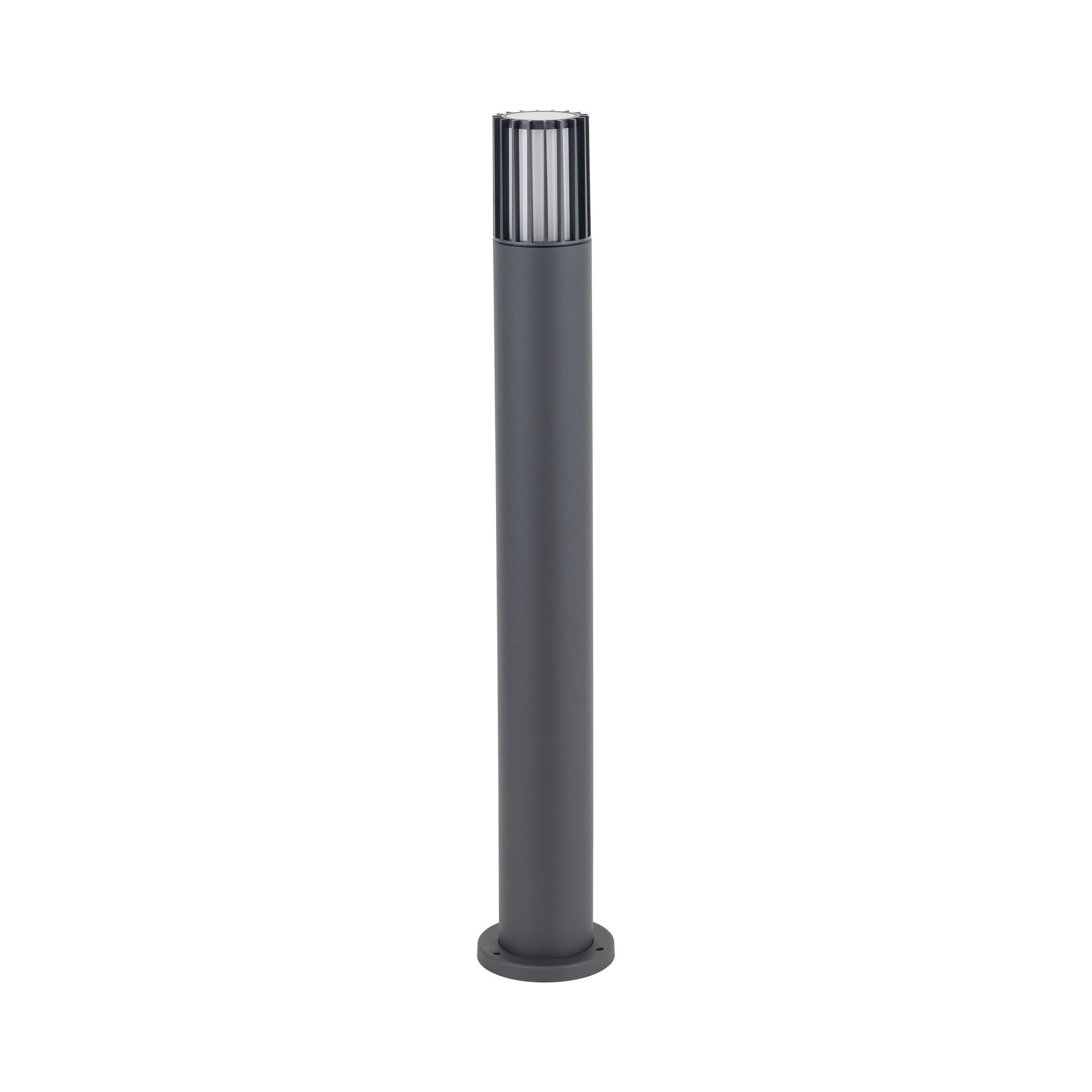 TK LIGHTING Słupek ogrodowy 80cm z gwintem E27, grafit TK 16172 z serii RIBO