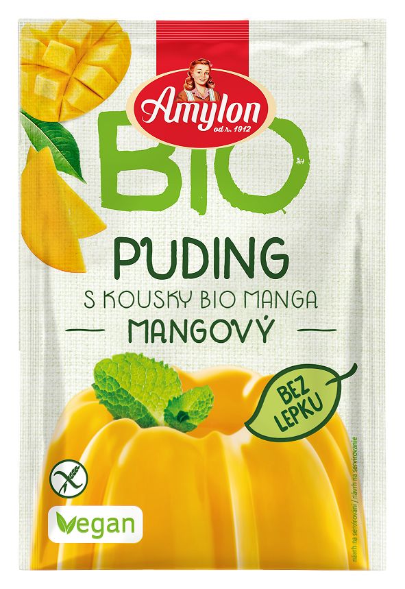 Amylon Budyń mango bezglutenowy 40 g Bio - żywność