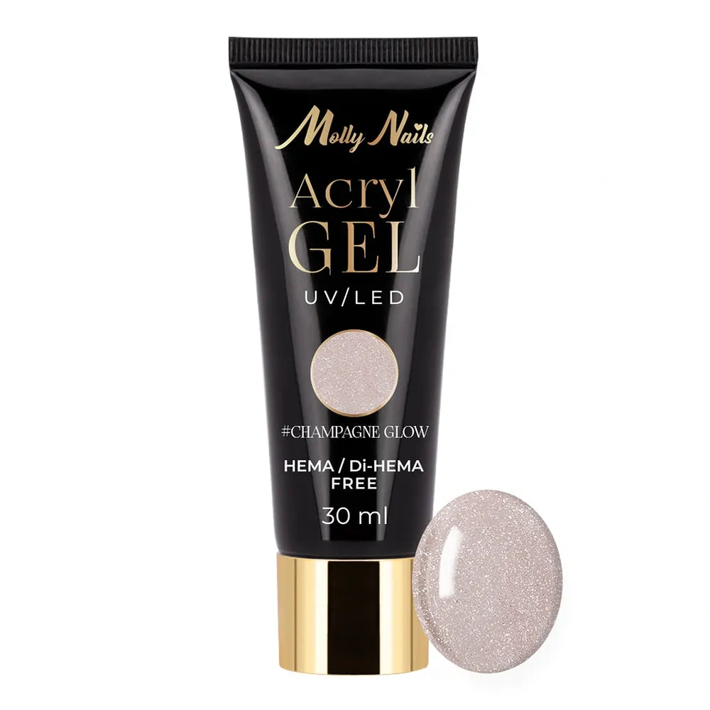 Molly Nails Acryl Gel akrylożel budujący do przedłużania paznokci Champagne Glow 30 ml