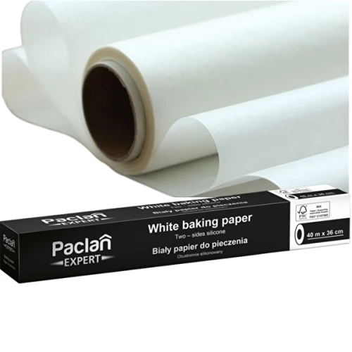 Papier do pieczenia biały 40 m x 36 cm Paclan Expert – dwustronnie silikonowany