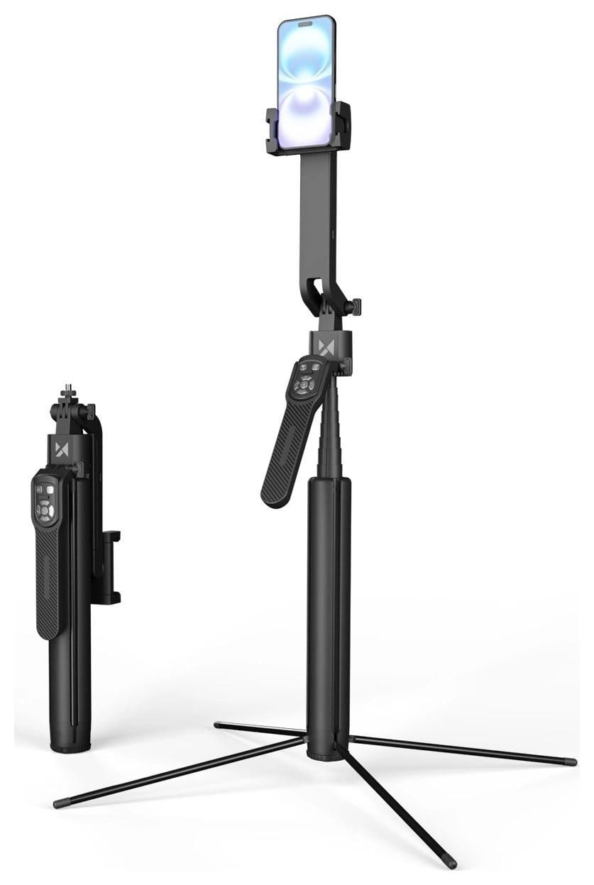 Wozinsky WST-360YS z automatycznym śledzeniem twarzy 360° AI sterowanie gestami - czarny