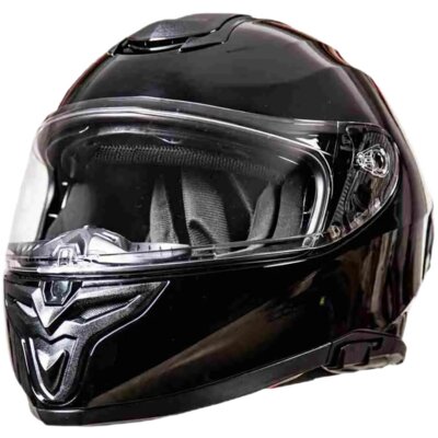 Kask motocyklowy TORQ TORQ-820 Czarny Połysk ( XS)