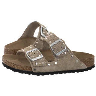 Klapki Arizona Rivet Border Taupe 1029390 (BK330-b) Birkenstock