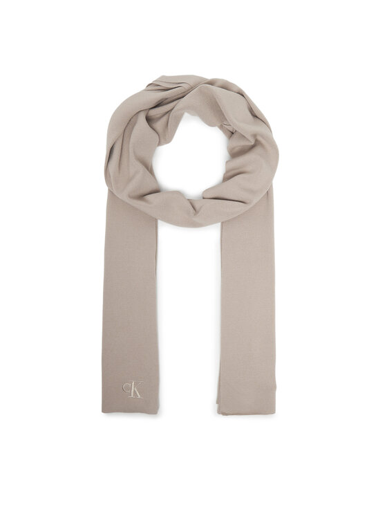 Calvin Klein Szalik Fine LV04D8021G Beżowy
