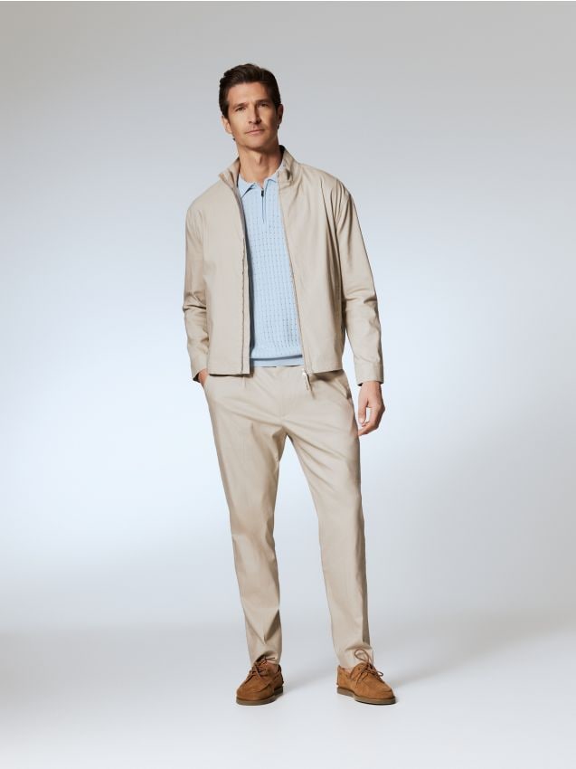 Reserved - Kurtka ze stójką - beżowy