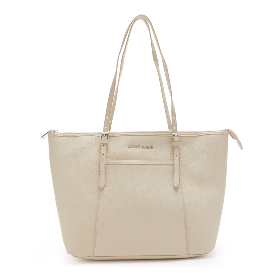 Joop! Jeans Torba shopper JOOP! Jeans beżowy/brązowoszary - sztuczna skóra Torebki 1 ct Damski