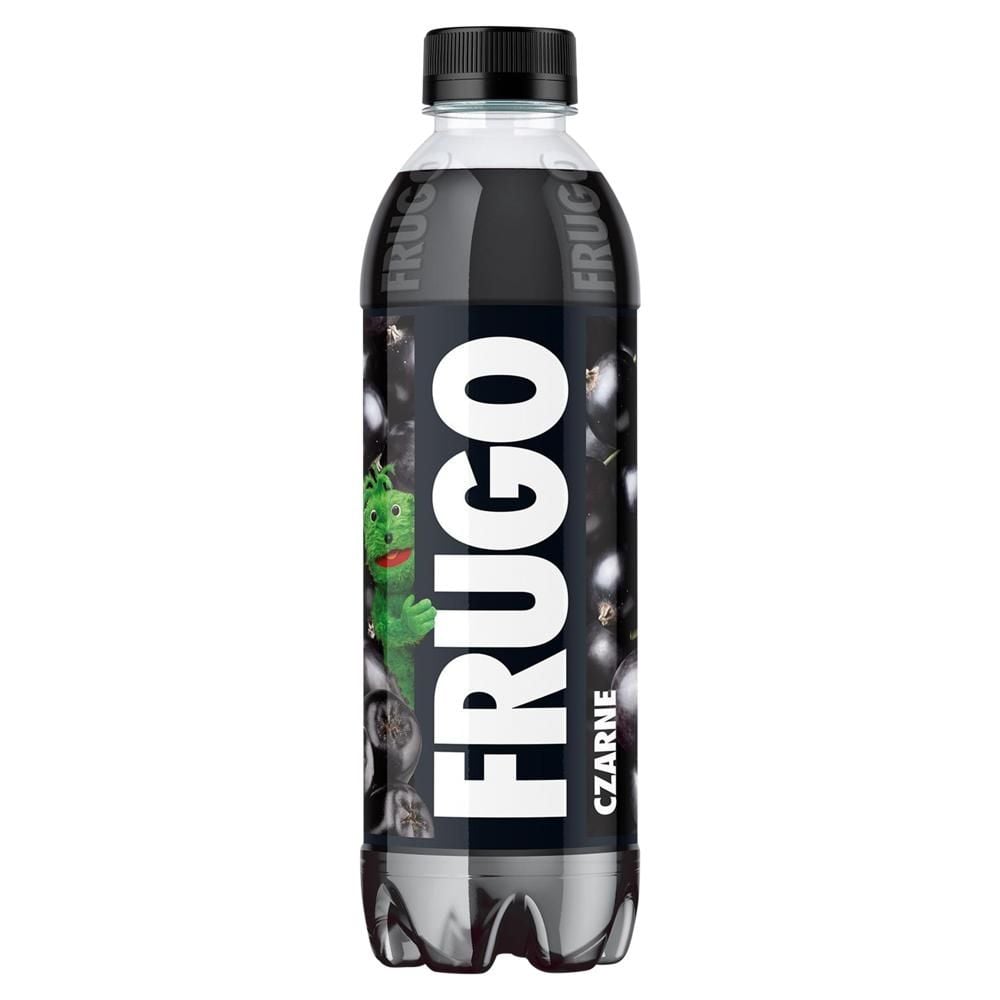 Frugo Czarne Napój wieloowocowy niegazowany o smaku winogrona czarnej porzeczki i aronii 500 ml
