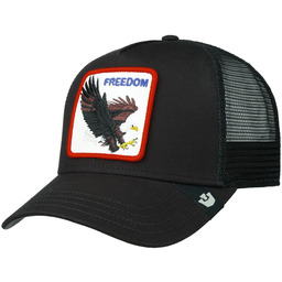 Czapka Trucker The Freedom Eagle by Goorin Bros., czarny, One Size