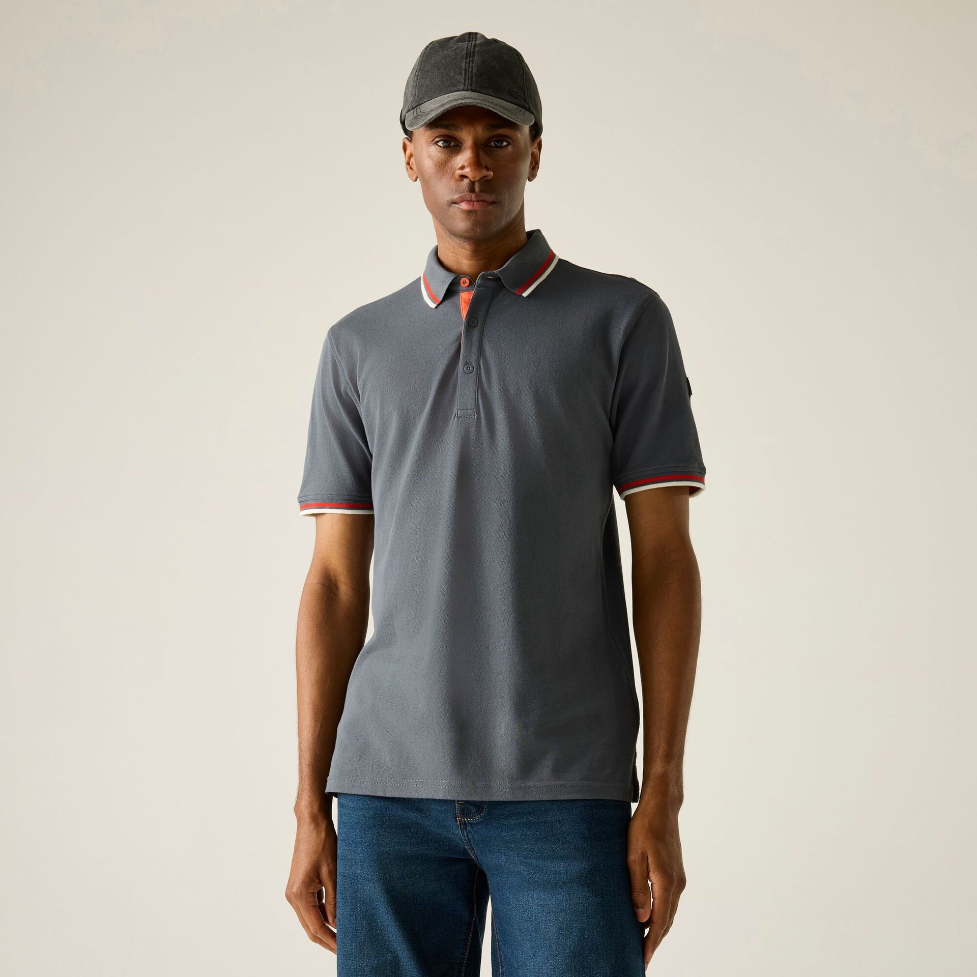 Regatta Regatta Koszulka męska polo Adryan Szary, Rozmiar: 3XL