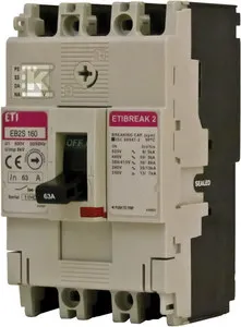 ETI polam Wyłącznik mocy 4P 160A 16kA bez regulacji EB2S 160/4LF 004671822 004671822