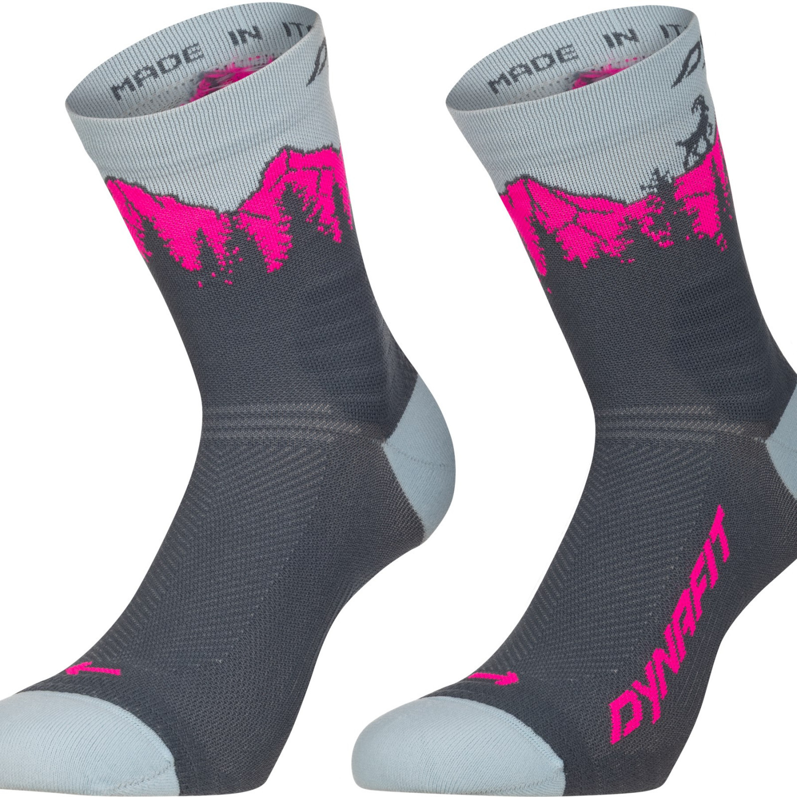 Skarpety Dynafit Traverse Mid Sk Rozmiar skarpet: 39-42 / Kolor: szary/różówy