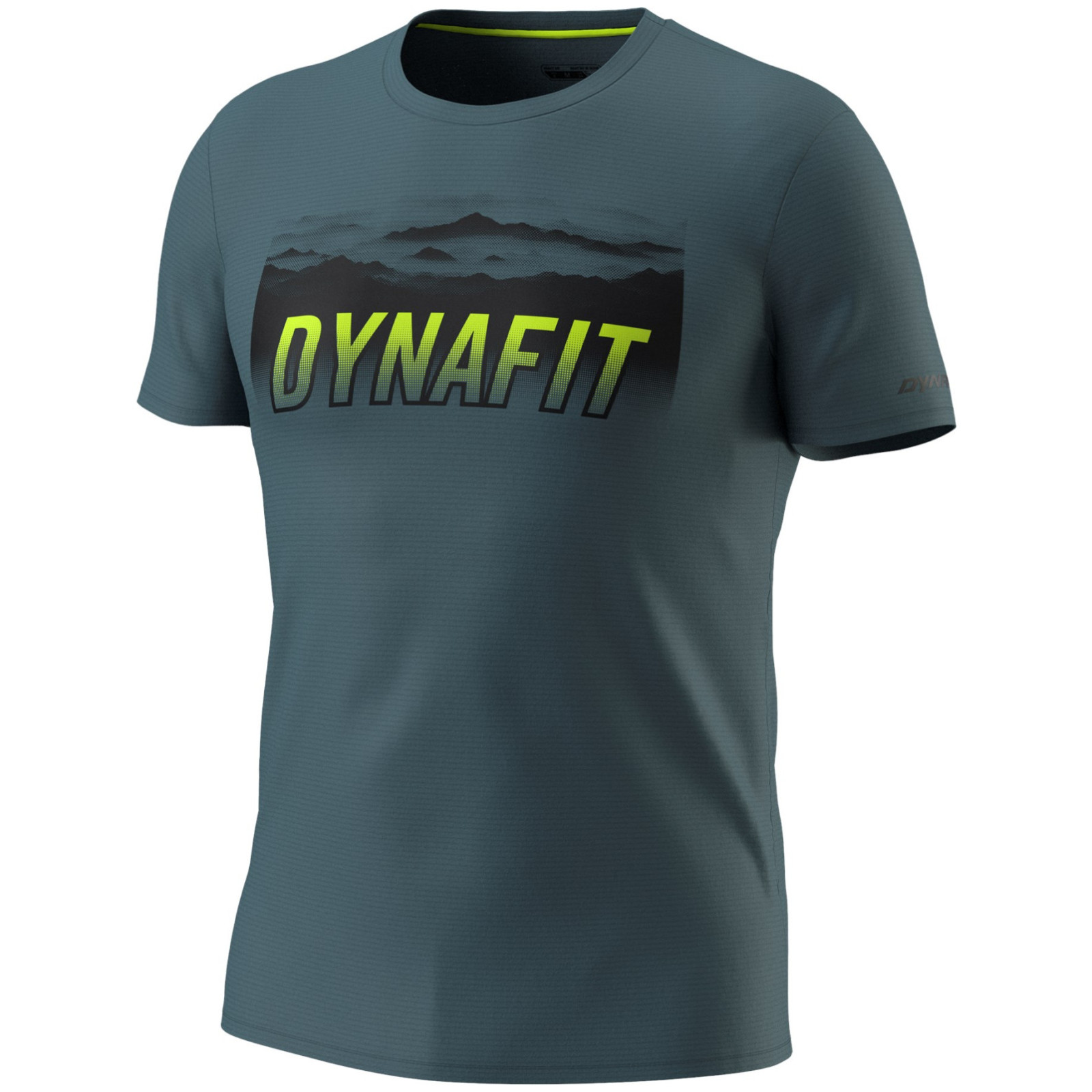 Męska koszulka Dynafit Transalper Graphic S/S Tee M Rozmiar: XXL / Kolor: szary/żółty