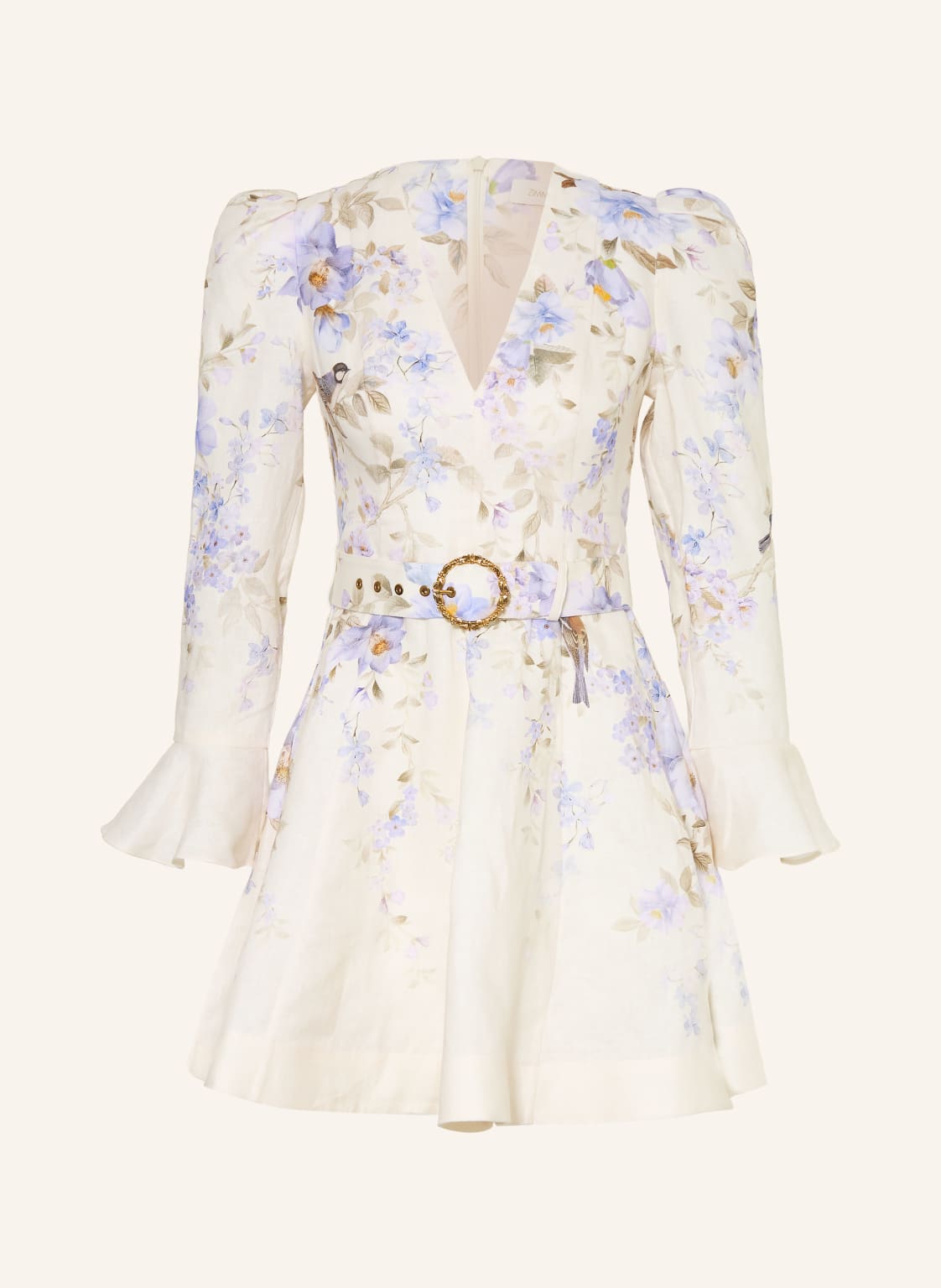 Zimmermann Sukienka Z Lnu Luna weiss