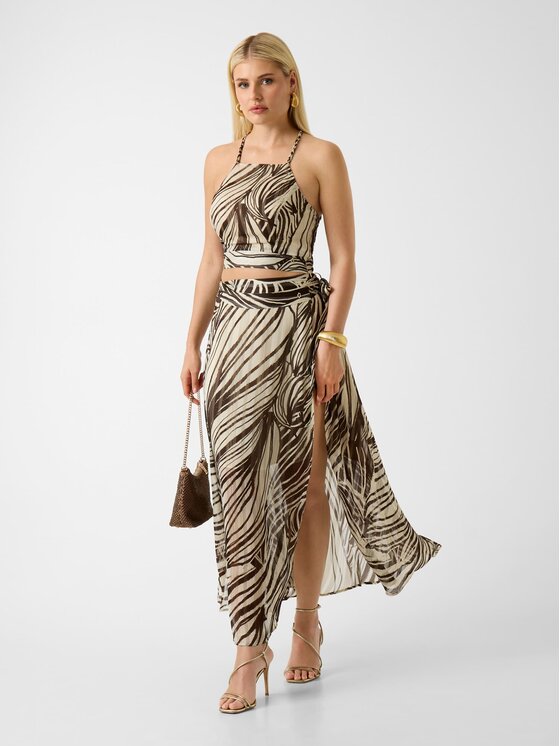 Guess Spódnica mini 174857 Brązowy Classic Fit