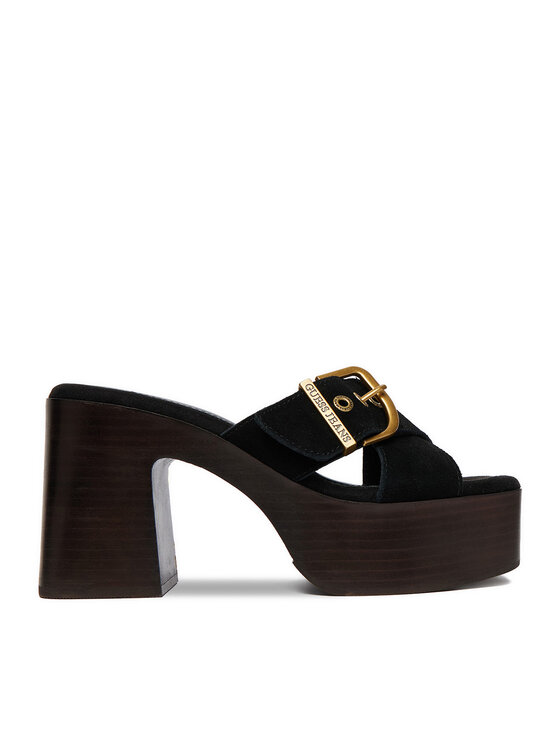 Guess Jeans Klapki CEO-JD421-3 Czarny