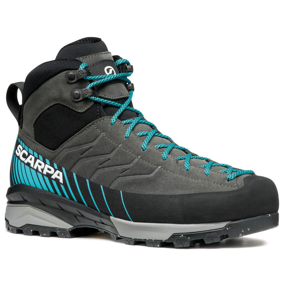 Buty trekkingowe wysokie męskie Scarpa Mescalito Trk 2 Gtx Rozmiar butów (UE): 44,5 / Kolor: szary/niebieski