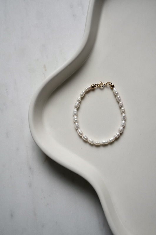 Bransoletka Mari perły naturalne elegancka