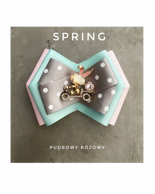 Brosza Wielkanocna z Zajączkiem WIOSNA