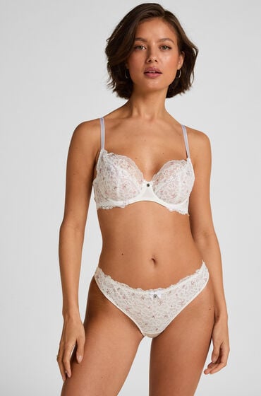 Hunkemöller Stringi Marine Biały
