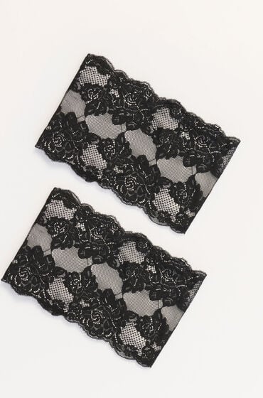 Hunkemöller ANTI CHAFING LACE BANDS Czarny