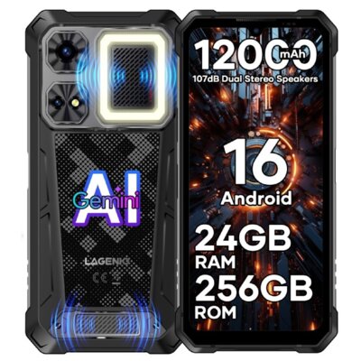 Lagenio Rhino 1 Pro 5G 8/256GB Czarny