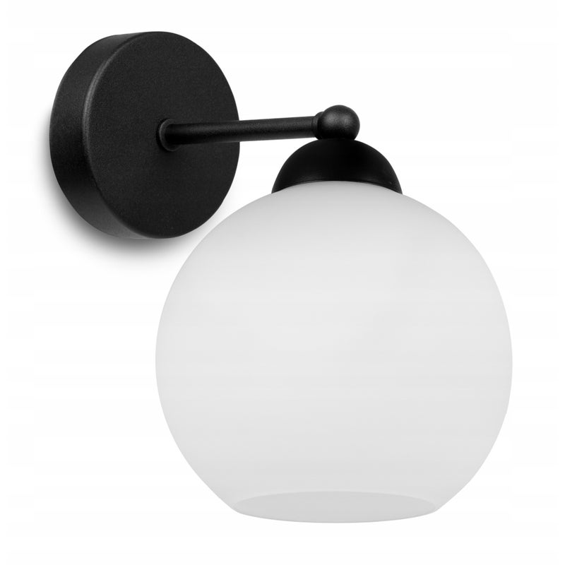 Lampa kinkiet ścienny Eliza boho 1xE27 klosz kula biała Light Home LH