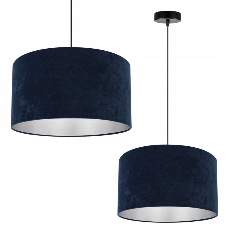 Lampa sufitowa wisząca modern Mediolan 1xE27 klosz owalny antracytowy Light Home LH