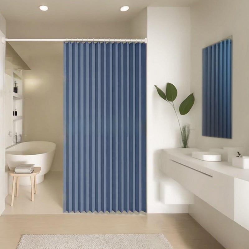 Zasłona prysznicowa do łazienki, gruba i wodoodporna zasłona magnetyczna do drzwi, odpowiednia do łazienki, salonu, kuchni 120x200cm