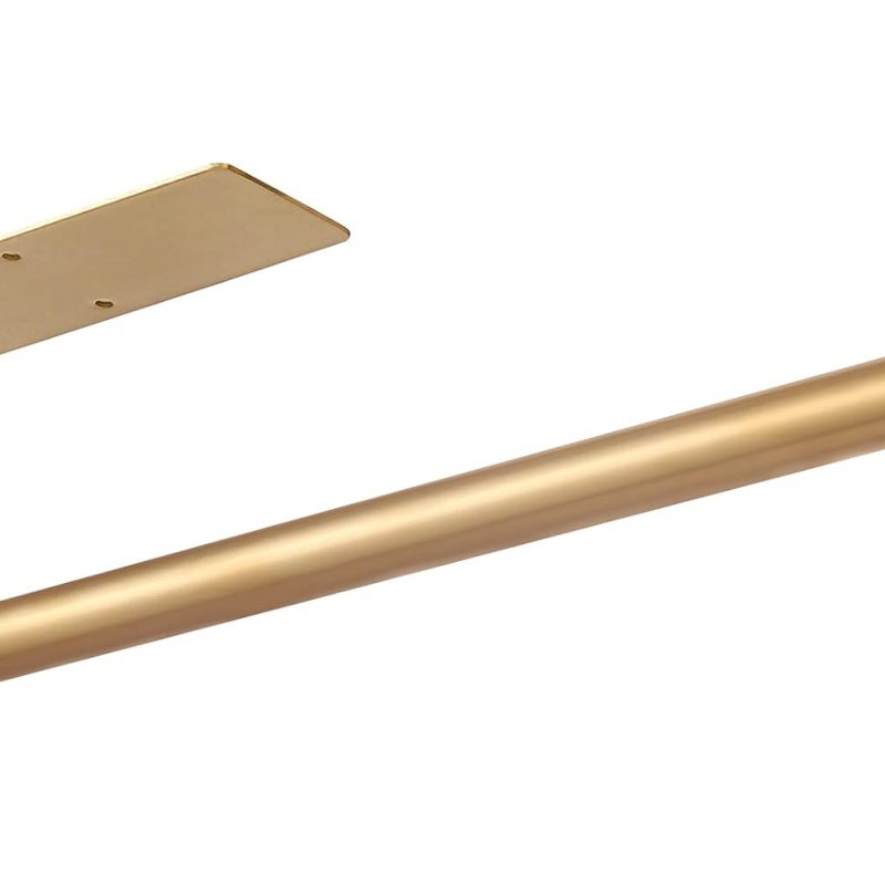 Uchwyt na ręczniki papierowe ze stali nierdzewnej, uchwyt na papier toaletowy, nie wymaga wiercenia, odpowiedni do kuchni i łazienki – Złoty