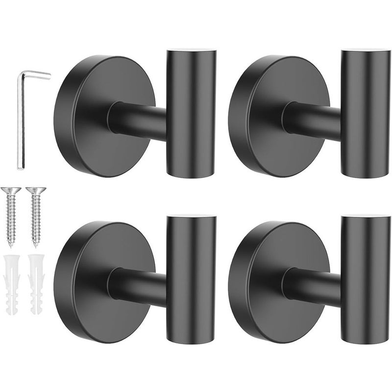 Perforowane haczyki wytrzymałe wodoodporne haczyki stali nierdzewnej wieszania płaszczy ręczników wieszaków ściennych wieszaków ubrania zestaw sztuk