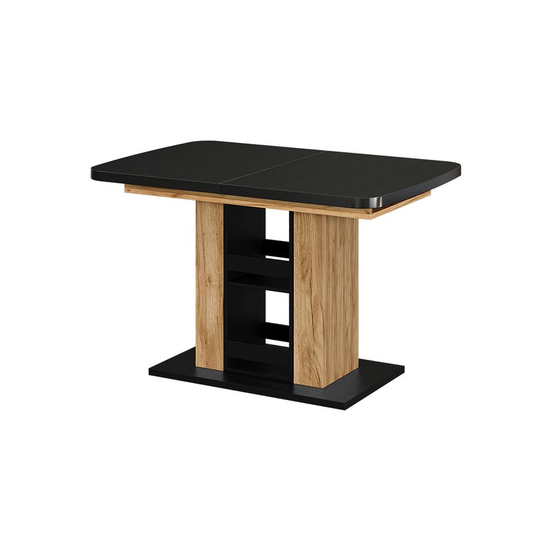 Vicco Stół jadalny Fenaro, Czarny/złoty dąb, 120 x 80 cm