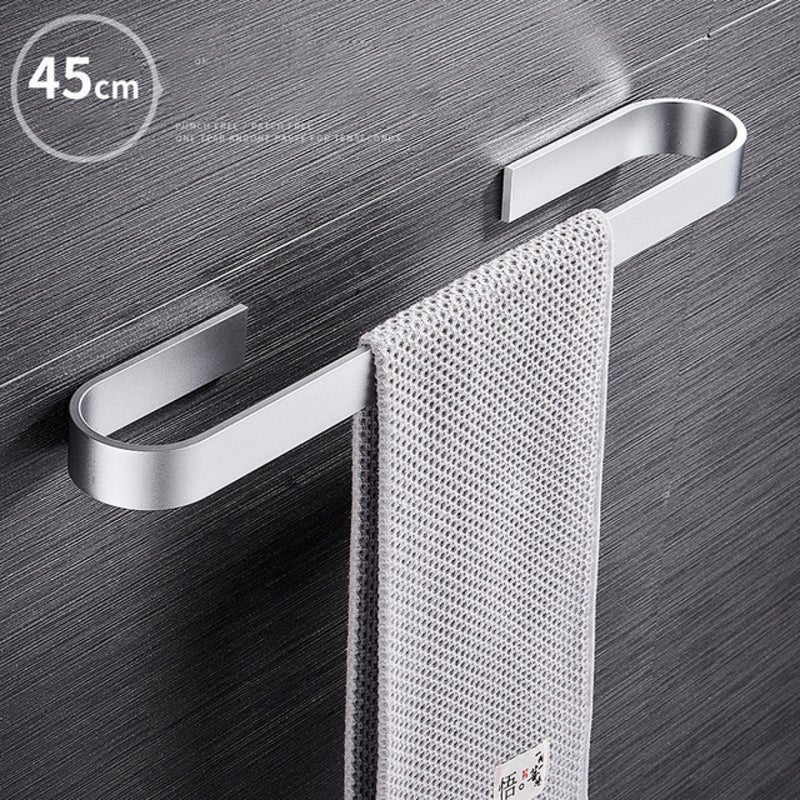 45 cm wieszak na ręczniki łazienkowe, wieszak na ręczniki, aluminiowy wieszak ścienny, półka do przechowywania ręczników