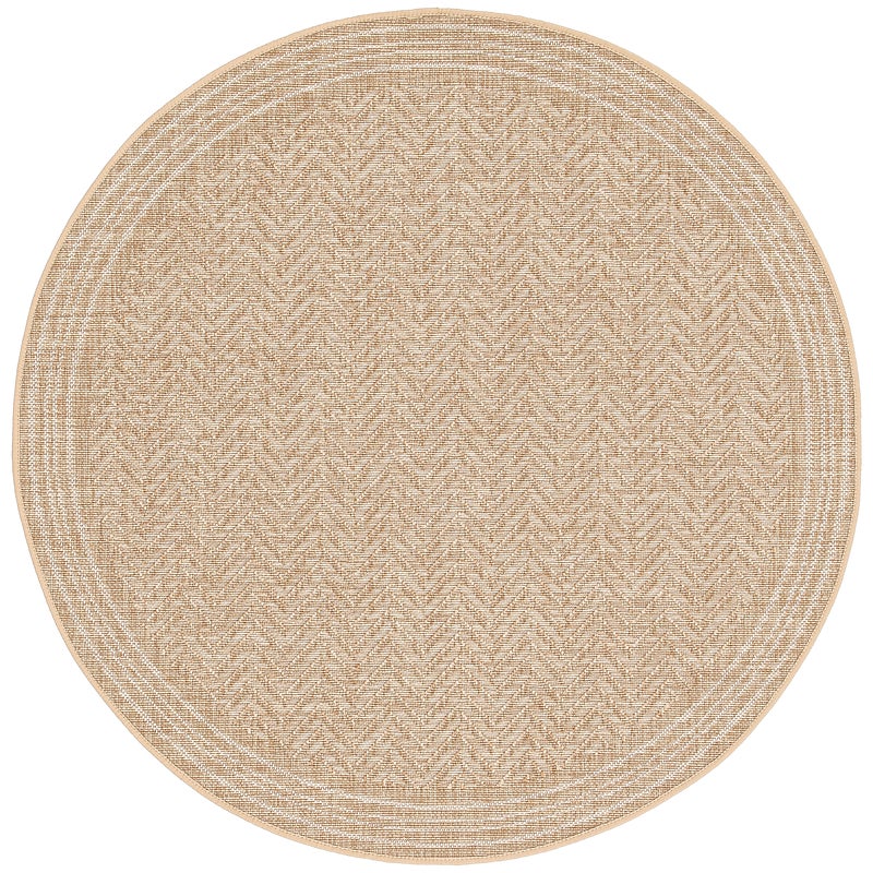 Dywanik okrągły 120 cm Awa Natural beżowy Inspire