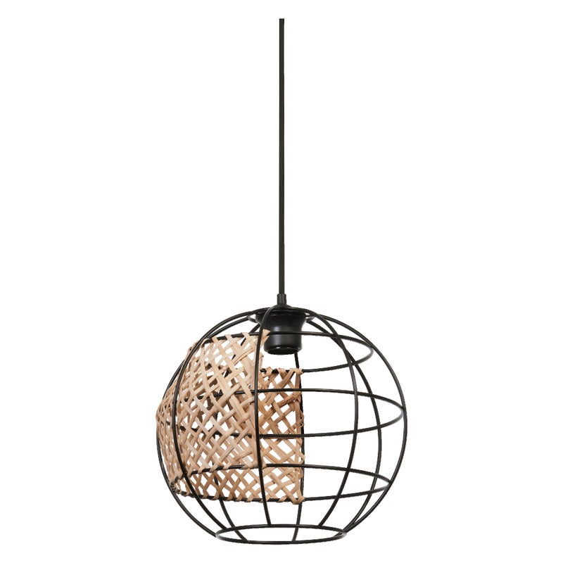 Lampa Sufitowa Ledvance Wisząca Dekoracyjna E27 Zwis Czarny Brązowy 1szt.