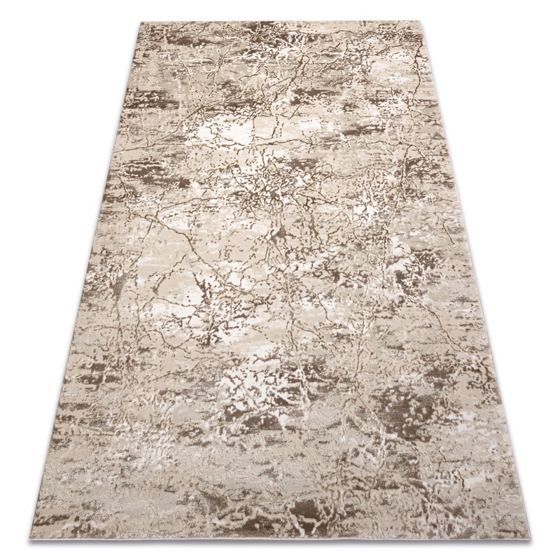 Dywan ALLURE 5716 Kamień - Strukturalny, stylowy, glamour beż 240x330 cm