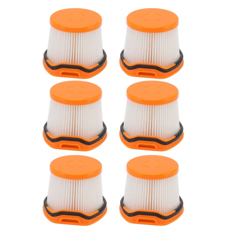 Zestaw 6 zapasowych filtrów do odkurzacza Shark WS620 WS630 XFFWV360 oraz do myjni podłogowej. Części zamienne do myjni podłogowej.