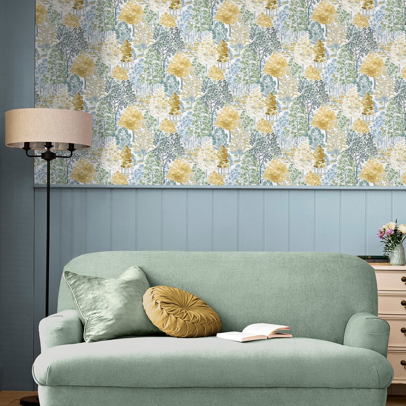 Laura Ashley Tapeta filzelinowa BERNWOOD 10 m x 52 cm