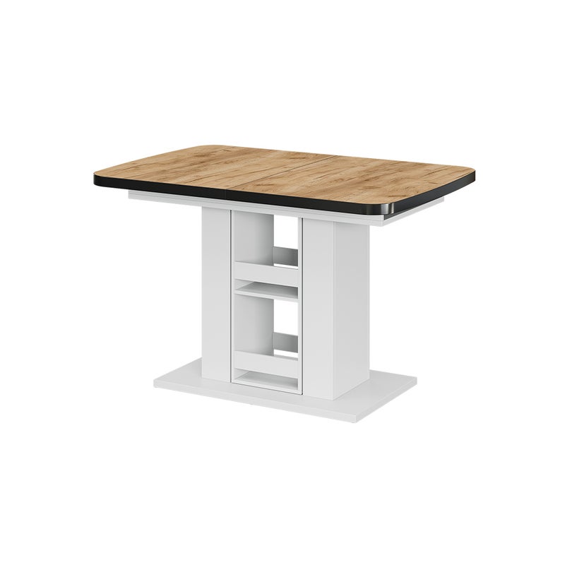 Vicco Stół jadalny Fenaro, Gold power dąb/biały, 120 x 80 cm