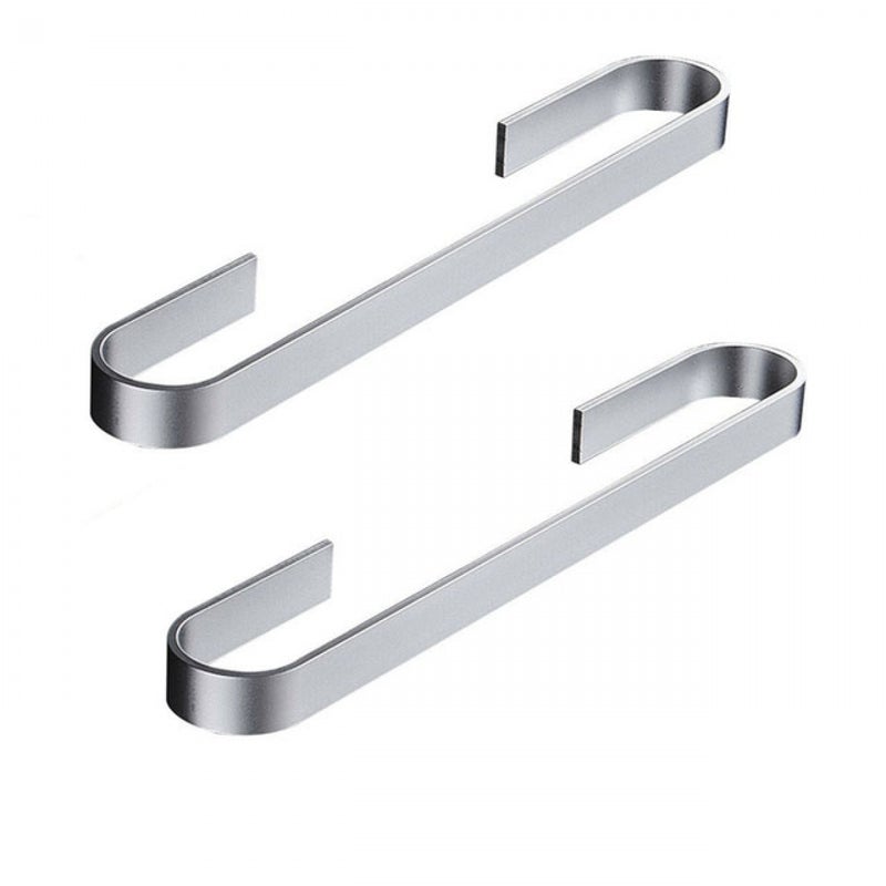 2 sztuki wielofunkcyjnego uchwytu ściennego, wieszak na ręczniki, półka do przechowywania w łazience, wieszak na ręczniki, 25 cm