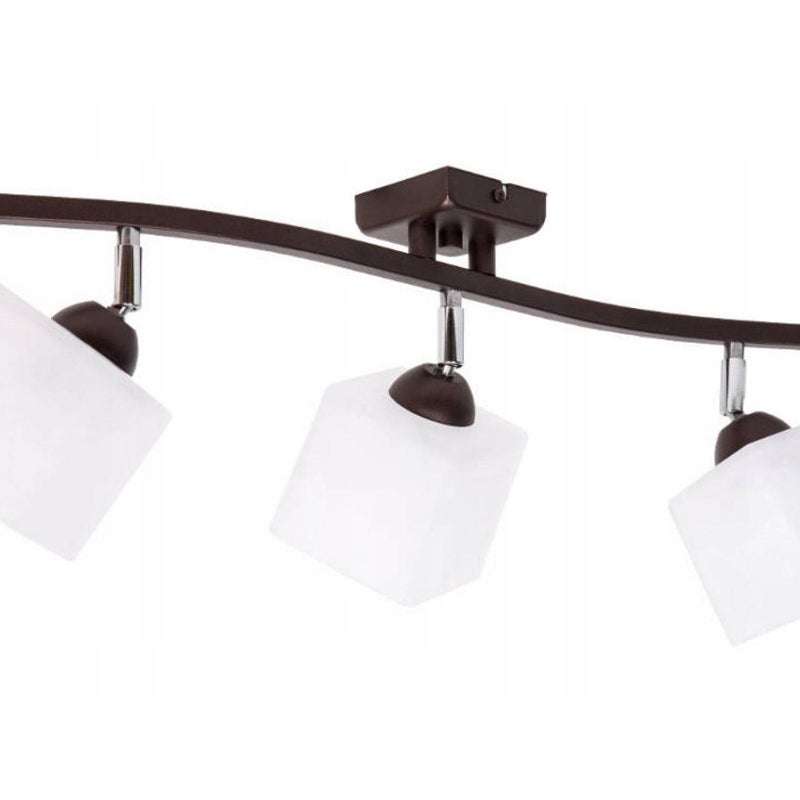 Lampa sufitowa wisząca Tina modern 3xE27 abażur kwadrat biały Light Home LH