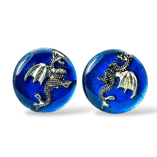 Spinki do mankietów - SMOKI (BLUE)